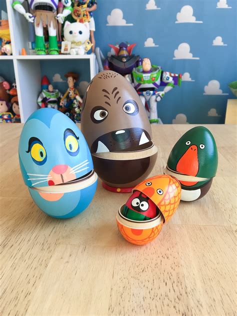 Toy Story Troika Nesting Eggs Replica Etsy Uk