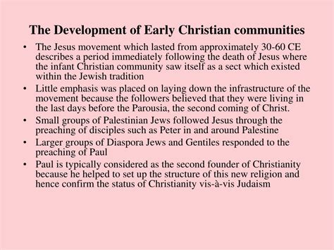 Ppt Development Of Christianity Powerpoint Presentation Free