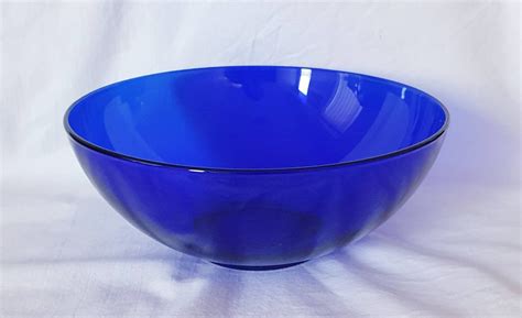 Excited To Share This Item From My Etsy Shop Vintage Cobalt Blue Glass Bowl Homeware T
