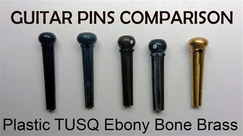 Acoustic Guitar Bridge Pins Comparison Youtube