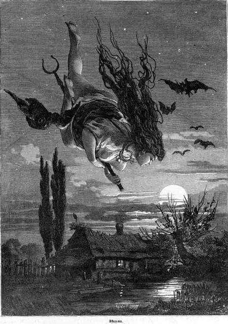 Ведьма Witch Illustration From ‘Живописная Россия