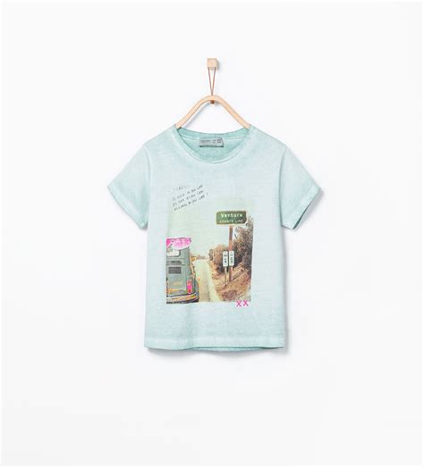 Text And Print T Shirt Boy New This Week Print T Shirt Zara