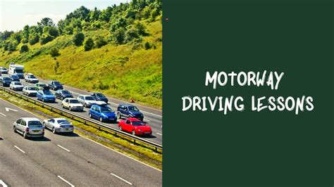 Motorway Driving Lessons How To Drive A Car Safely