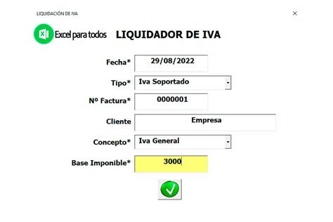 Plantilla Liquidaci N Iva En Excel Excel Para Todos