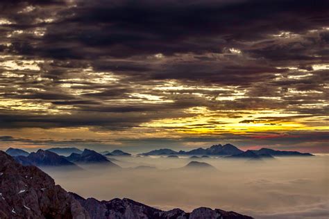 Evening Atmosphere In The Julian Alps Slovenia Oc 4134x2756 R