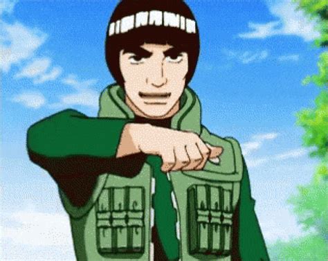 Might Guy Thumbs Up Best Guy Sensei Naruto S Gfycat Austin Bonnor