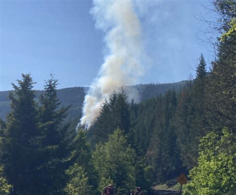 Crews Are At The Scene Of A Wildfire Near Bernie Road Next To Shuswap
