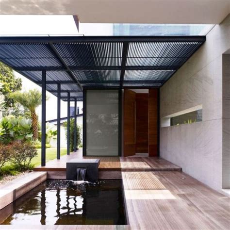 Ingat, pemilihan gaya rumah minimalis adalah cerminan diri dan sifat anda. 10 Gambar Kanopi Rumah Minimalis Ini Patut Di Apresiasi