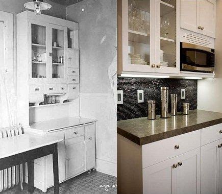 Apart from making the room feel lighter and less cramped, just think about how easy would it be to keep the floors clean if you didn't have to worry about all the gunk against the. 17 Best images about 1920's Kitchens on Pinterest ...