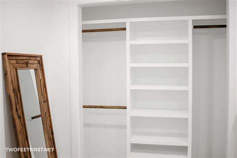 We all love to see an organized closet. How to build a DIY floating closet organizer