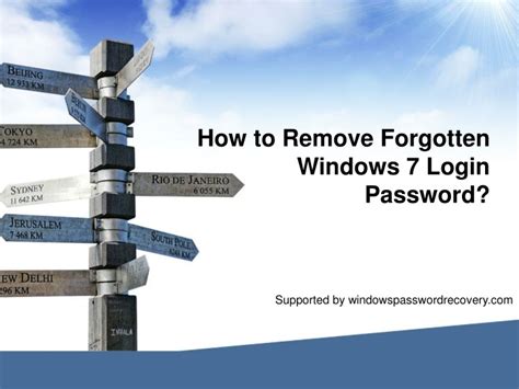 Ppt How To Remove Windows 7 Password Without Disk Powerpoint