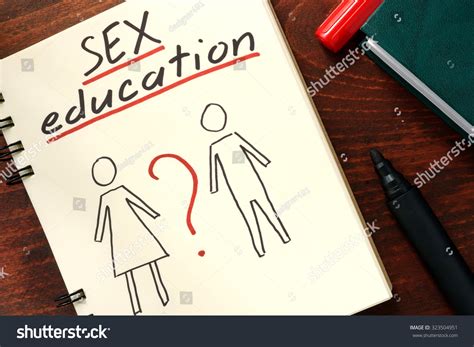 Words Sex Education Written Notepad Stock Photo Edit Now 323504951