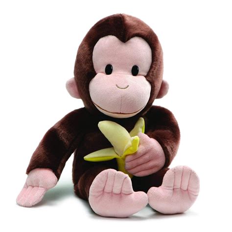 Gund Curious George With Banana Plush Stuffed Animal 20 4061282