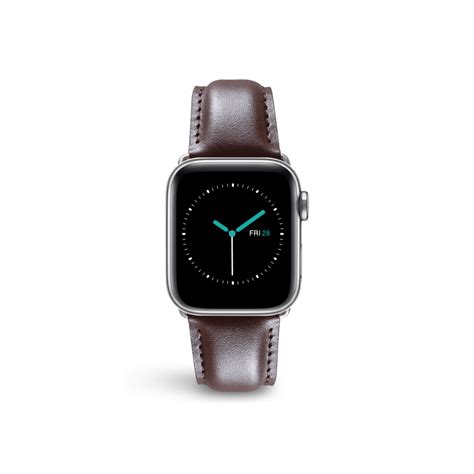 apple watch strap super soft leather brown 44mm 45mm 49mm 40mm 41mm monogram
