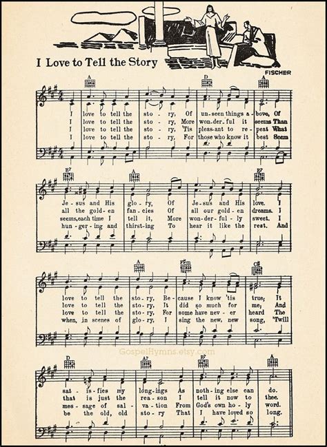 My Favorite Hymn As A Child Thank You Grandma W Hymn Sheet Music