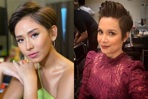 lea salonga lauds sarah geronimo s viral pixie cut likened to her hairstyle