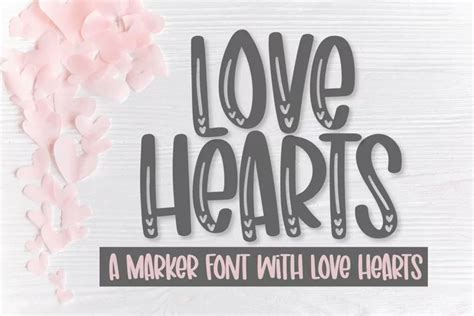 Best Fonts With Hearts For Love Designs 💕 Design Inspiration