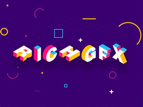 3d Isometric Text Effect In Adobe Illustrator By Richard Carpenter On