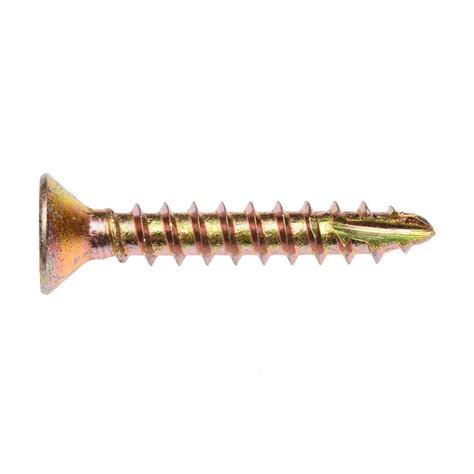 Zenith Timber Screws Countersunk Gold Passivated 10g X 30mm 100 Pack