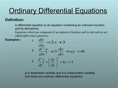 Introduction To Differential Equations