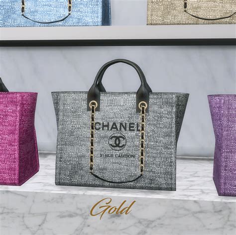Platinumluxesims — Chanel Deauville Luxury Tote Tweed Edition