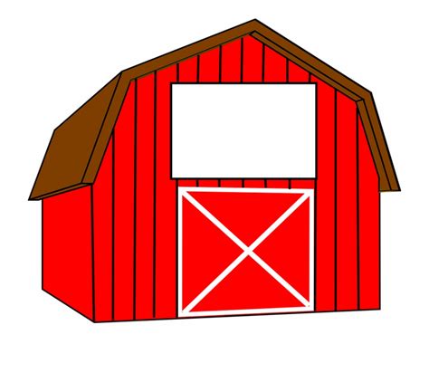 Clipart Farm Stable Clip Art Red Barn Clip Art Library