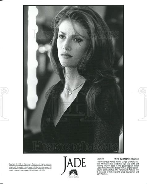 1995 press photo angie everhart jade historic images