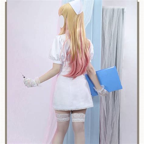 Vic Anime My Dress Up Darling Cosplay Nurse Sexy Dress Short Sleeve Uniform Set Kitagawa Marin