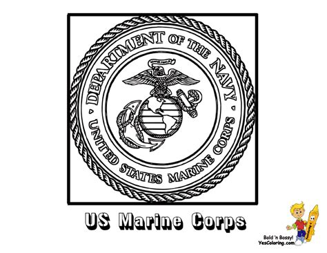 Free historic army printables of vikings, civil war and world wars warriors! U.S. Marine Corps Flag | Flag coloring pages, Coloring ...