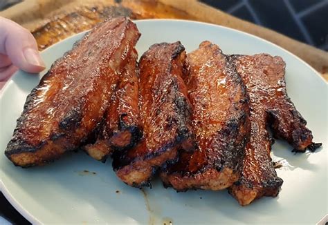 Bbq Pork Belly Slices Recipe Mytaemin