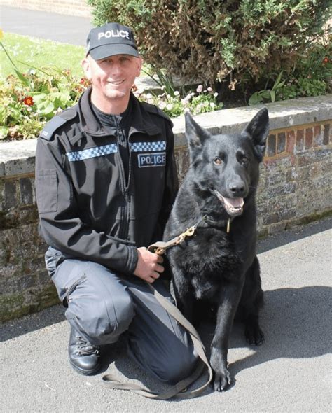 Police Dog Handlers Prepare To Take The Lead