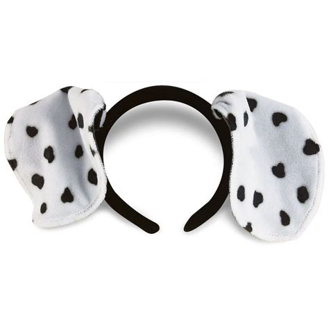 Spotted Puppy Ears Headband Dalmation Ears Ear Headbands Dalmatian