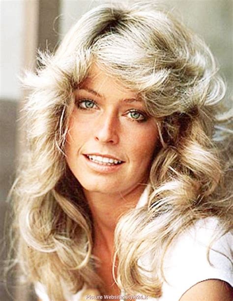 Prächtige Lange Haare 70er Jahre Disco Hair Farrah Fawcett 70s Hair