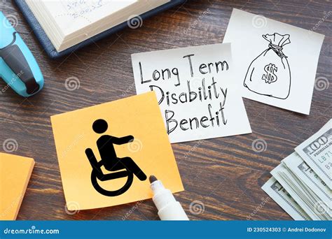 Long Term Disability Benefit Is Shown On The Business Photo Using The