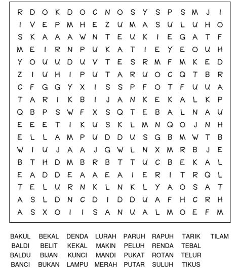 Permainan yang mencabar kemahiran anda dalam mencari perkataan dalam bahasa melayu yang disembunyikan di dalam satu puzzle. Cari Kata Perkataan KVKVK