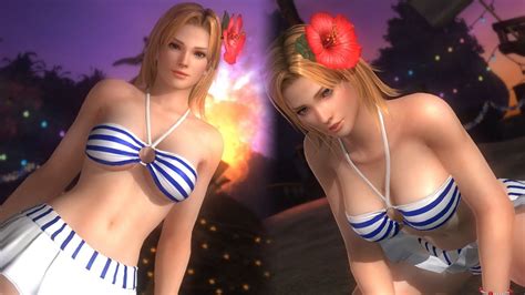 Dead Or Alive 5 Lr Fireworks Tina Hot Summer Dlc Win And Lose Poses Youtube