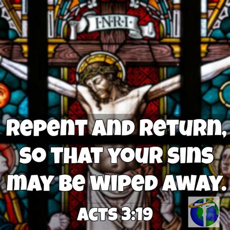 Repent And Return So That Your Sins May Be Wiped Away Acts 319