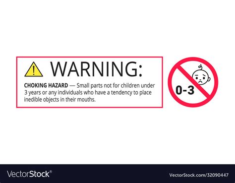 Choking Hazard Warning Label Requirements