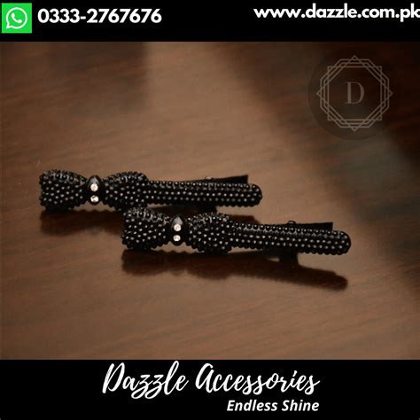 Majestic Black Hair Pins Dazzle Accessories