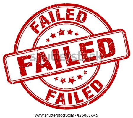 Failed Stamp Stock Vector 426867646 - Shutterstock