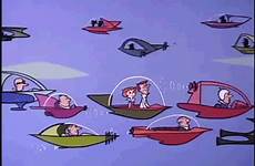 gif flying jetson cars jetsons cartoon animated giphy opening zap gun those cogdogblog