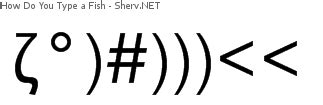 This set includes all star type symbols with various meanings: Fish text emoticons & symbols >°))))彡 | ASCII/Unicode art ...