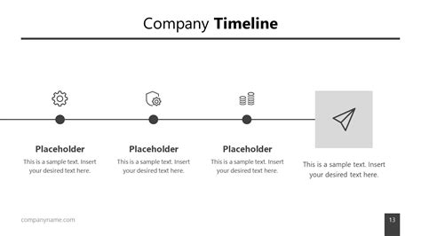 Business Timeline Template With Infographics Slidemodel