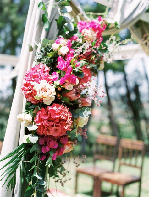 Start by marking the bridal canopy as. Colorful Hindu Wedding, Athens, Flowers' Details ...