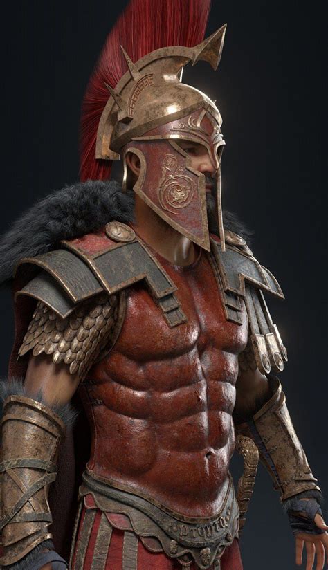Artstation Spartan War Hero Assassin S Creed Odyssey Fanart In Spartan Warrior