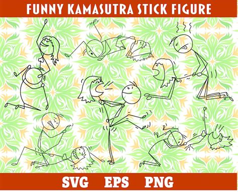 6 Funny Sex Positions Stick Figure Svg Stick Figure Sex Etsy Norway
