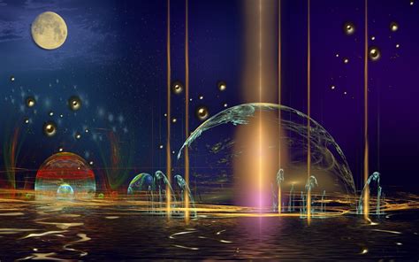 Planet Imagination Background Art Abstract Design Wallpaper Preview