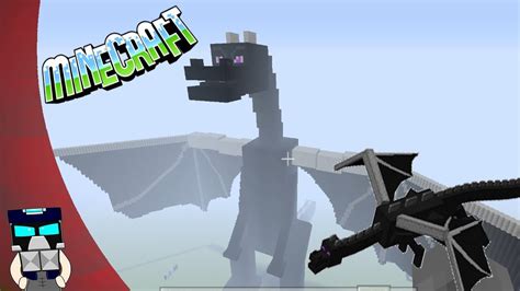 tutorial minecraft ender dragon 3d como hacer un ender dragon en minecraft youtube