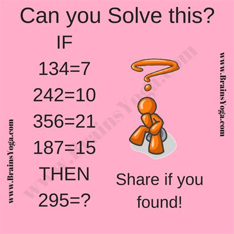 Number Game Question Fun Logical Puzzle For Teenagers