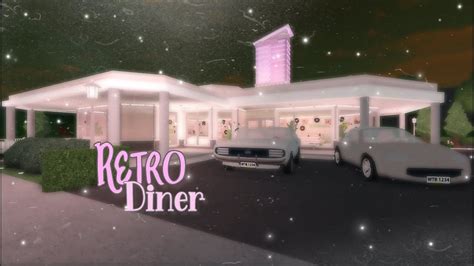 Bloxburg Retro Diner Speedbuild Youtube